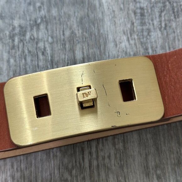 Diane Von Furstenberg Seraphina Leather Belt - Size Petite - Picture 7 of 10